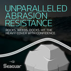 Seaguar Threadlock Braided Fishing Line, Low Visibility White, Multiple Sizes