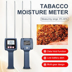 Digital Tobacco Moisture Meter Tester with LCD Display Measuring Range 8% to 40% Resolution 0.1 Accuracy ± 0.5% n