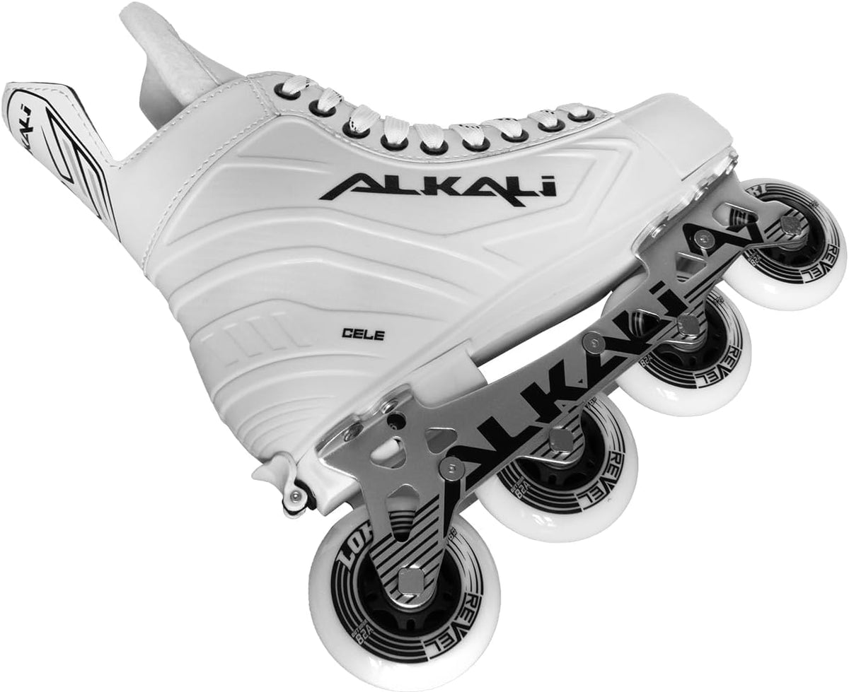 Alkali Cele Adjustable Senior Junior Youth Roller Inline Hockey Skates, New Model