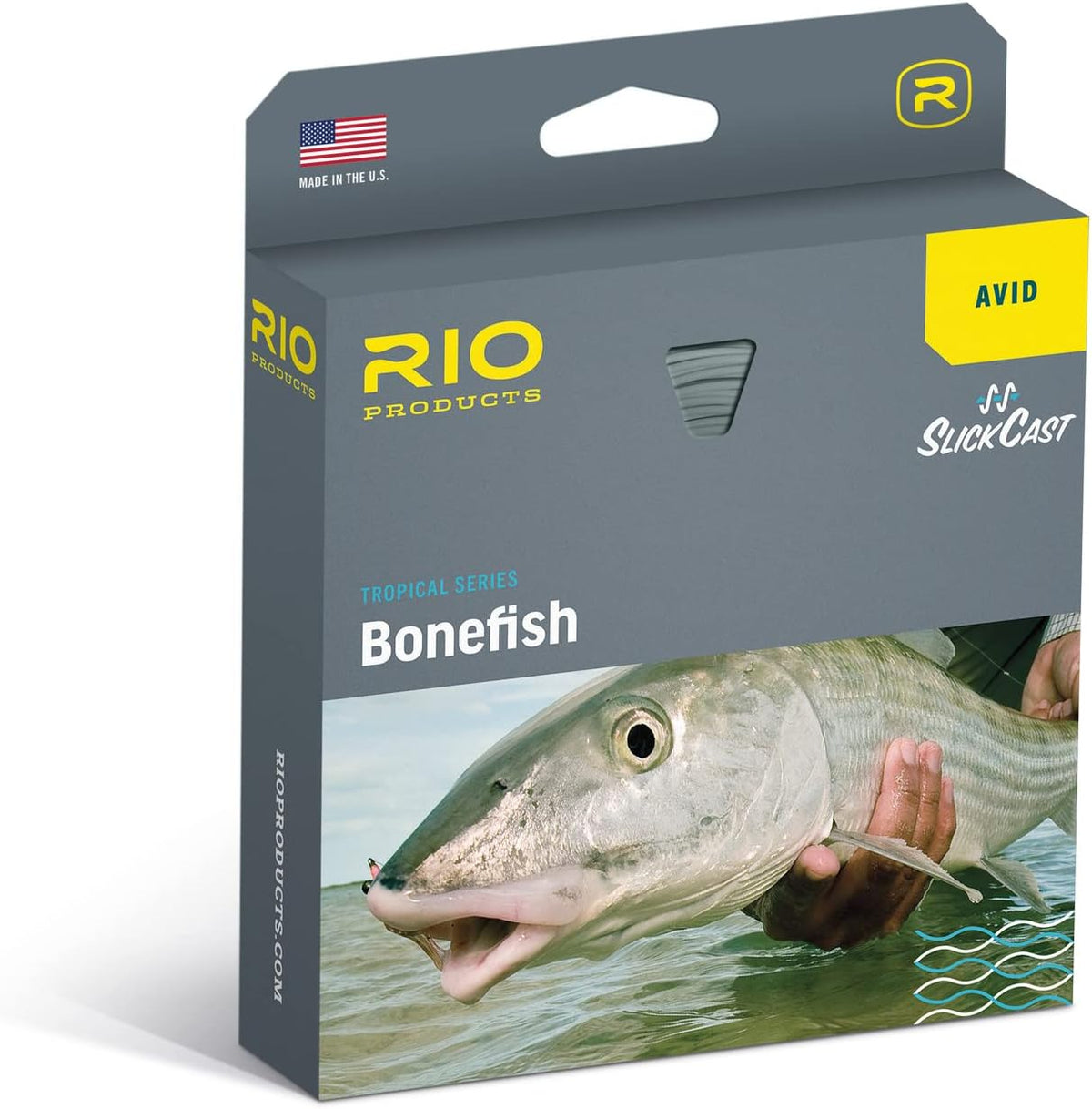 RIO Products Avid Saltwater Fly Line, SlickCast Easy Casting, Tropical Series, Bonefish & Tarpon