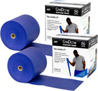 CanDo Twin-Pak Latex-Free Exercise Band, Red, 100 Yard
