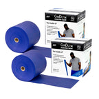 CanDo Twin-Pak Latex-Free Exercise Band, Red, 100 Yard
