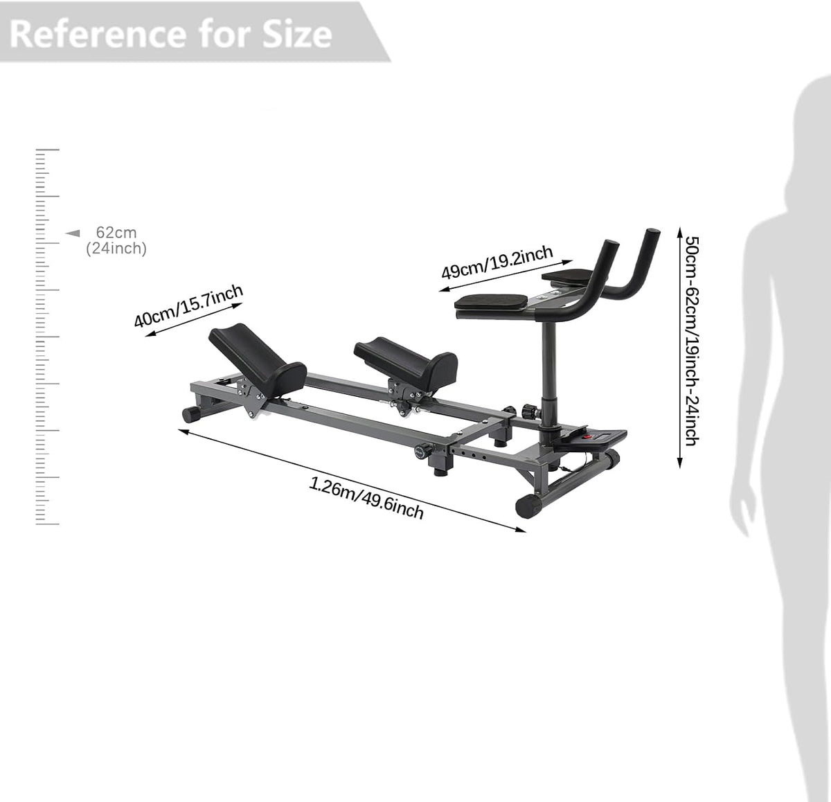 Mjgolui Crawling Workout Machine Steel Core Exercise Fitness Equipment