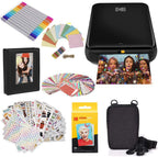 KODAK Step Printer Wireless Mobile Photo Printer with Zink Zero Ink Technology & Kodak App for iOS & Android (White) Gift Bundle