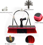 3.6~10.8m Solar Panel Cleaning Brush & Pole Water Fed Pole Kit, Suitable for high Windows Cleaning, Solar photovoltaic Panel Cleaning and Cleaning Cars Trucks Vans,12FT 3.6M