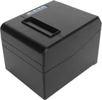 Thermal Label Printer, Thermal Receipt Printer 80mm Auto Cutter ESC POS Command for Retail (US Plug 110‑240V)