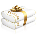 Memory Foam Pillow, King Cervical Pillow for Neck Pain, Contour Pillow, Neck and Shoulder Pain, Side Sleeper, Back and Stomach Sleeper