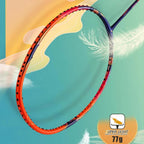Kawasaki Professional Badminton Racket 35lbs High Tension 5U Ultra-Light 40T High Modulus Graphite Attack Type Lightweight Racket NEZHA 35