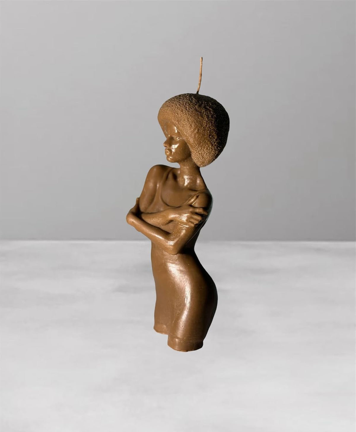 Handmade silicone mold balck lady Goddess African Female mould Afro Women mold Beautiful Black Lady Wax Mold