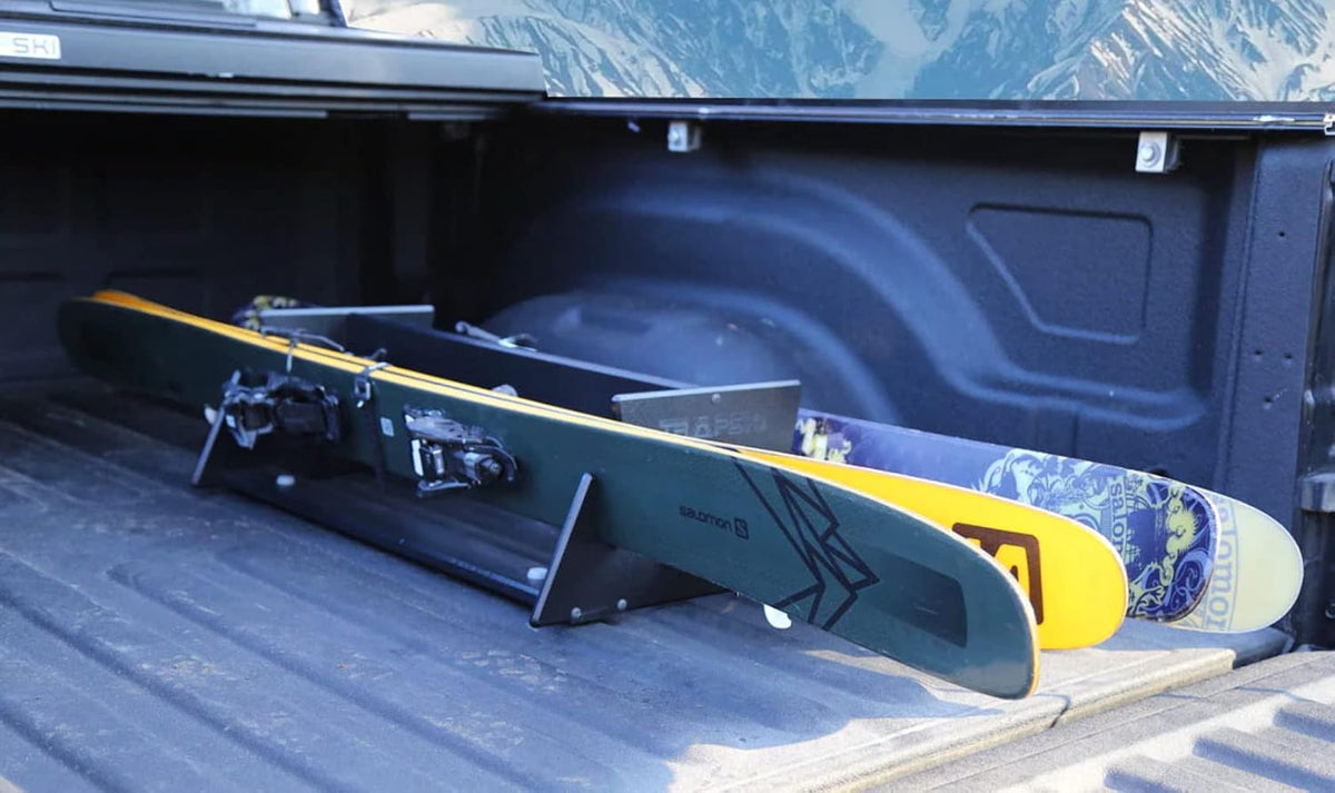 TRAPSKI All Mountain/Race/XC Ski and Snowboard Mobile Rack | Marine Grade HDPE Plastic | Made in The USA