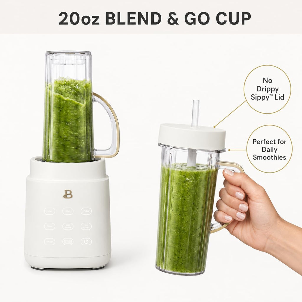 Blender and Food Processor Combo, Personal Smoothie Blender