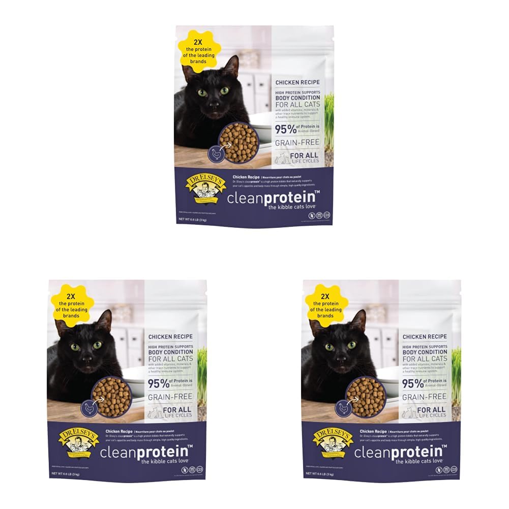Dr. Elsey's cleanprotein Chicken Cat Kibble 6.6 lb. Bag