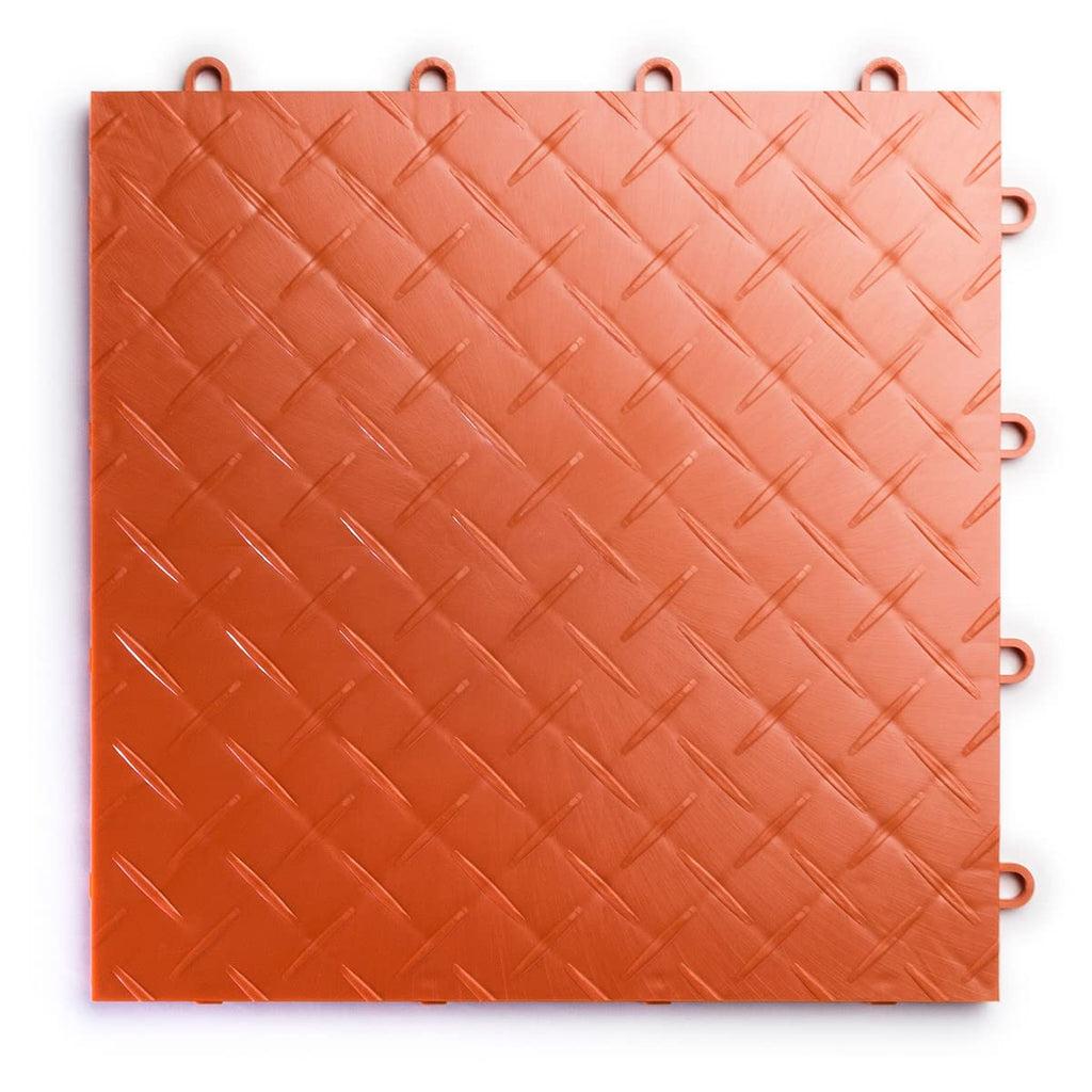 SnapLock RaceDeck Diamond 12"x12" Interlocking Garage Tiles, 24pk, Graphite