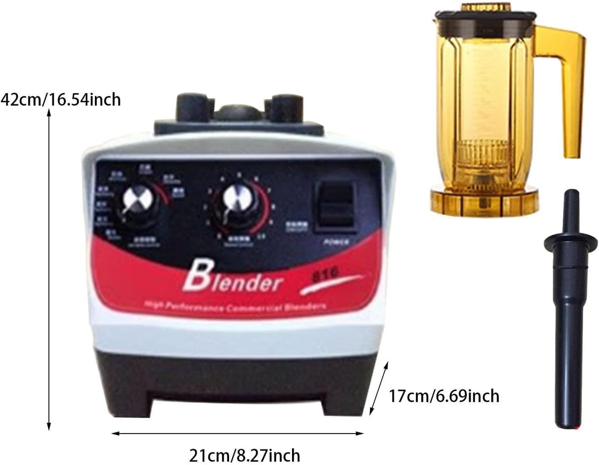 Countertop Blender Professional Blender High Speed 20000RPM Practical Smoothies Blender with Tamper for Bubble Tea Making, Shaker Cup(Smoothie Cup)