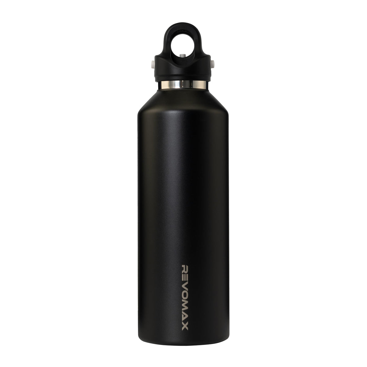 Revomax Titanium Series 20oz (592ml) Insulated Water Bottle, One-Hand Flash Release, Double Wall Vacuum Flask, 36H Cold 18H Hot, Leakproof, BPA Free, Lightweight for Gym, Travel, School - Oxidized