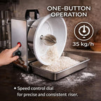 Coconut Scraper Grater Machine, Vertical Coconut Processing Grinder Shredder 3 Speeds Adjustable Processing Machine, Electric Coconuts Meat Removal Tool for Handles & Feet (1 pc)