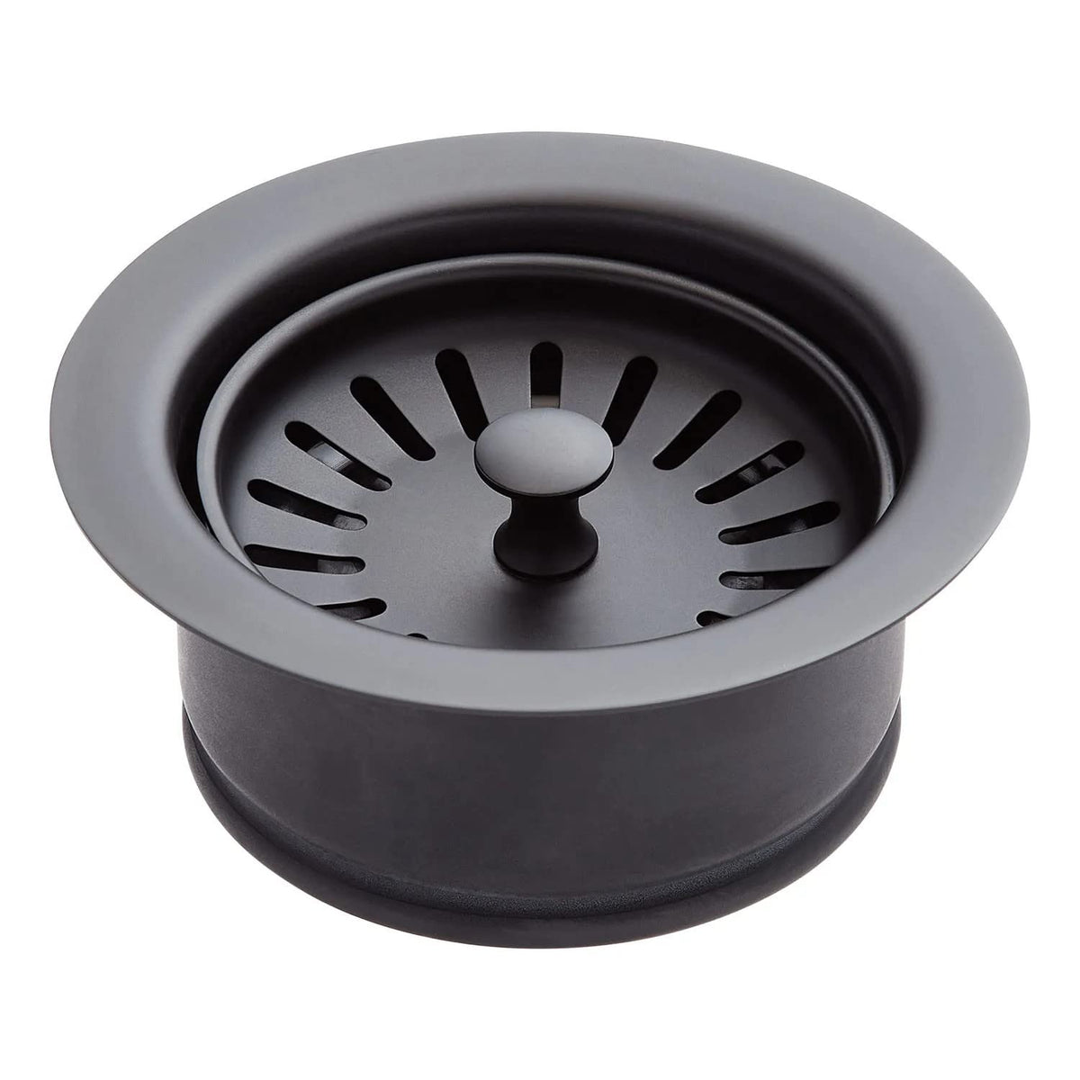 Signature Hardware 483692 4-1/2" Garbage Disposal Flange with Stopper for Sinks up to 5/8" Thick