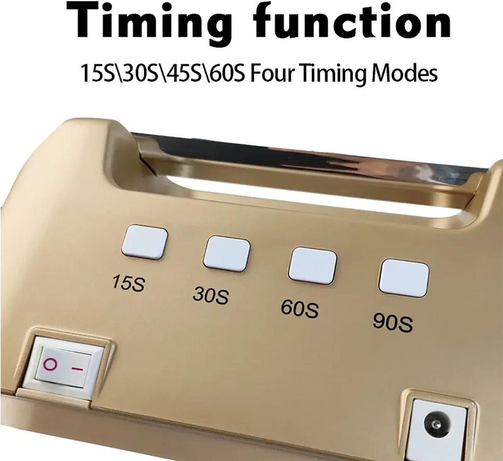 Professional Nail Dryer, Cordless LED Nail Lamp With 36 LEDpcs Lamp Beads, 4 Timing Modes and 180 Degree Uniform Illumination, Fast Drying Technology & Intelligent Sensing, for Home, Office Use