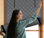 Window Insulation for Winter 140x165cm Thickened Oxford Cloth Window Winterizing Kit for Ventilation