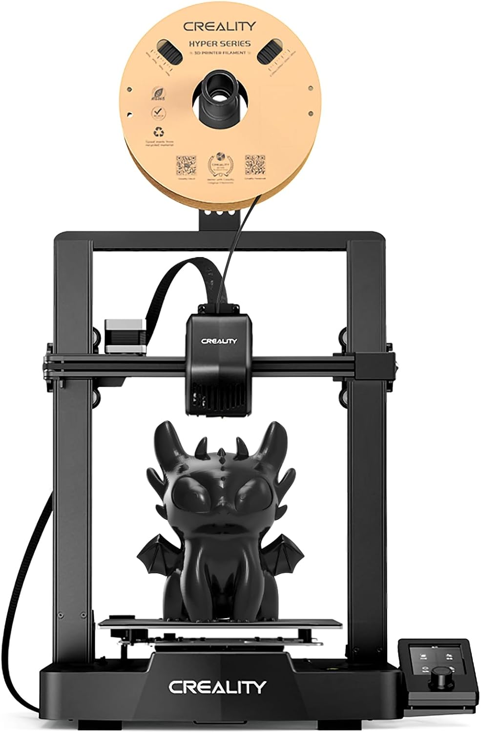 Official Creality Ender 3 V3 SE 3D Printer, Upgraded Ender 3, 250mm/s 2500mm/s² Fast 3D Printer, Auto Leveling, Direct Extruder, PC Spring Steel Bed, Auto-Load Filament, Print Size 8.66x8.66x9.84in