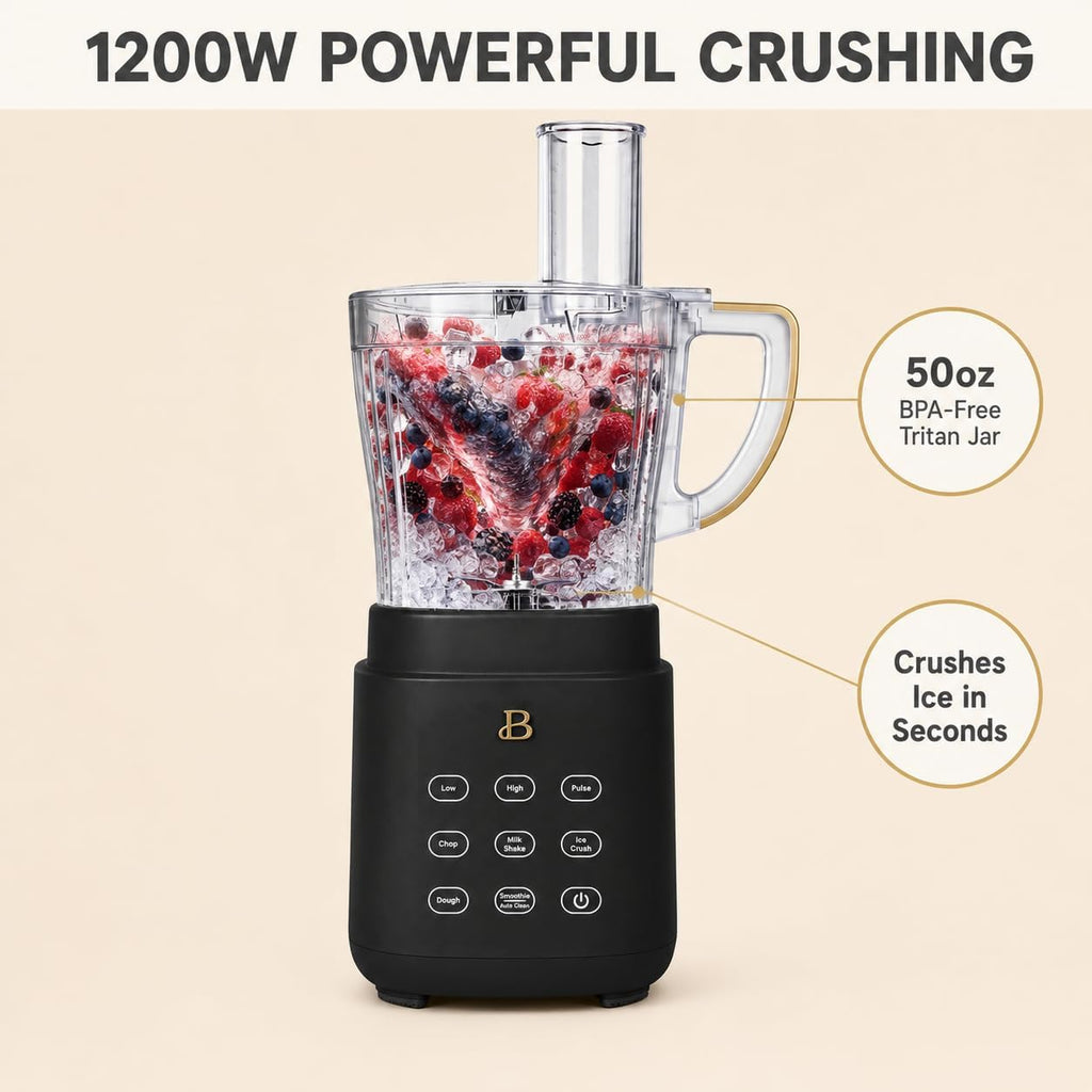 Blender and Food Processor Combo, Personal Smoothie Blender