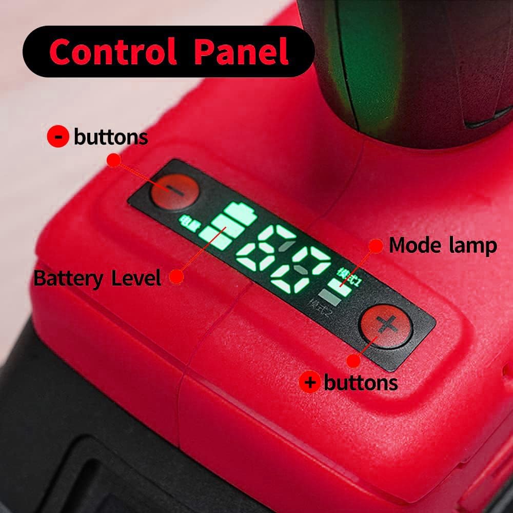 Cordless Rivet Gun,26V Portable Battery Powered Riveter Rivnut Insert Installation Tool with 2PCS Battery and Charger,Automatic Brushless Riveter Tool Kit for 1/8", 5/32", 3/16" Rivets (1 Battery)
