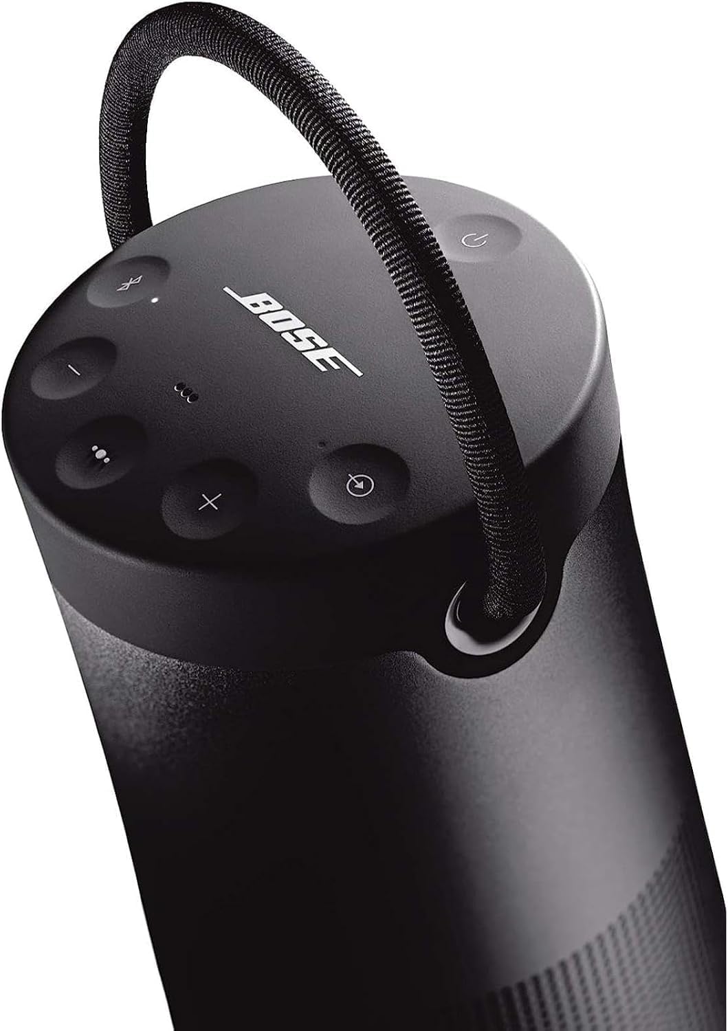 Bose SoundLink Revolve+ (Series II) Bluetooth Speaker Bundle with Fast Charger, Portable Speaker with Mic, Wireless, Water Resistant with 360 Degree Sound, Long Lasting Battery and Handle, (Black)
