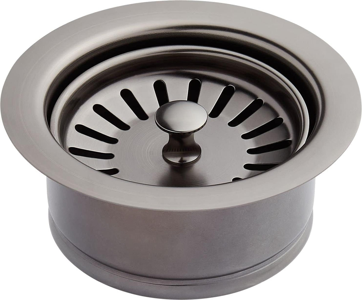 Signature Hardware 483694 4-1/2" Garbage Disposal Flange with Stopper for Sinks up to 5/8" Thick
