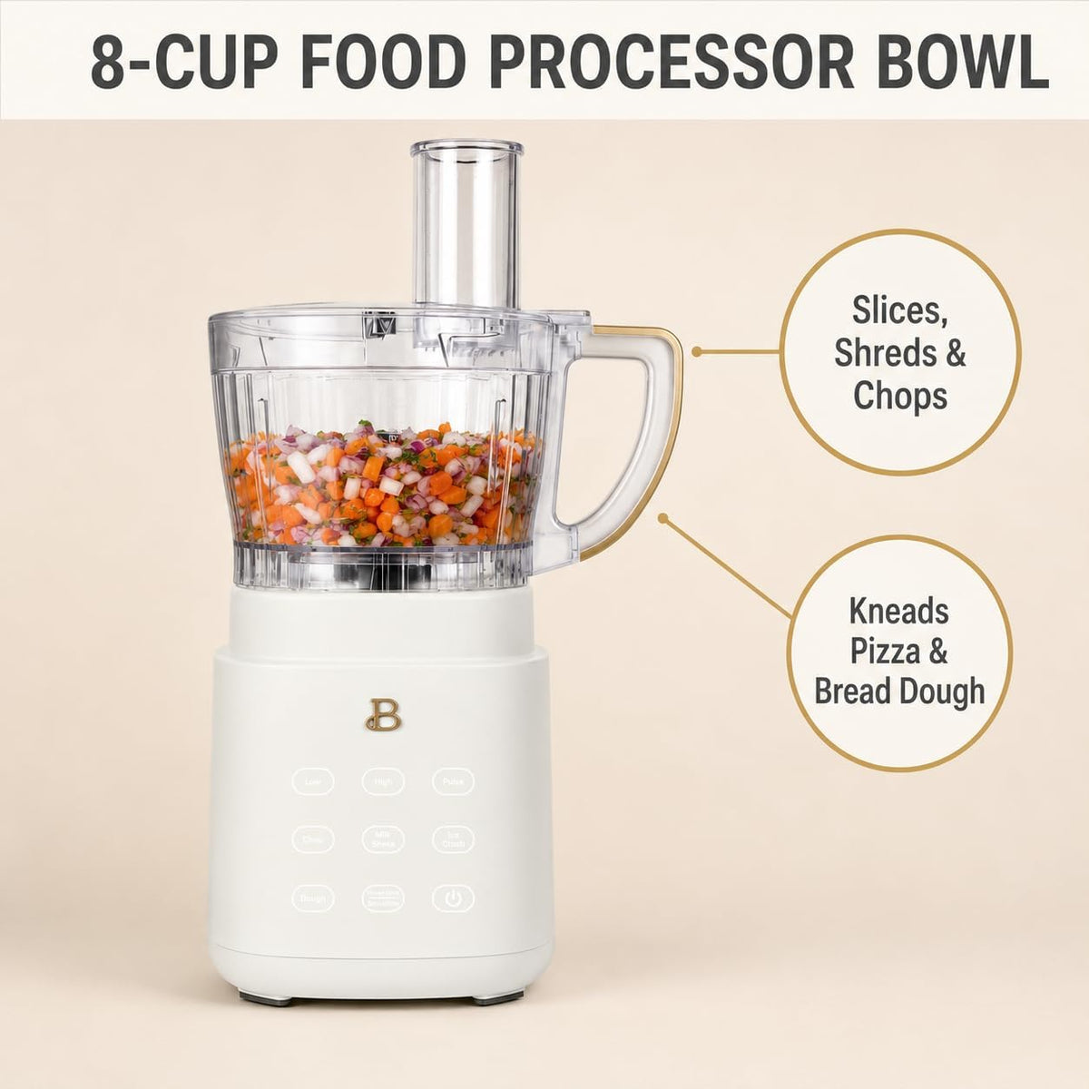 Blender and Food Processor Combo, Personal Smoothie Blender