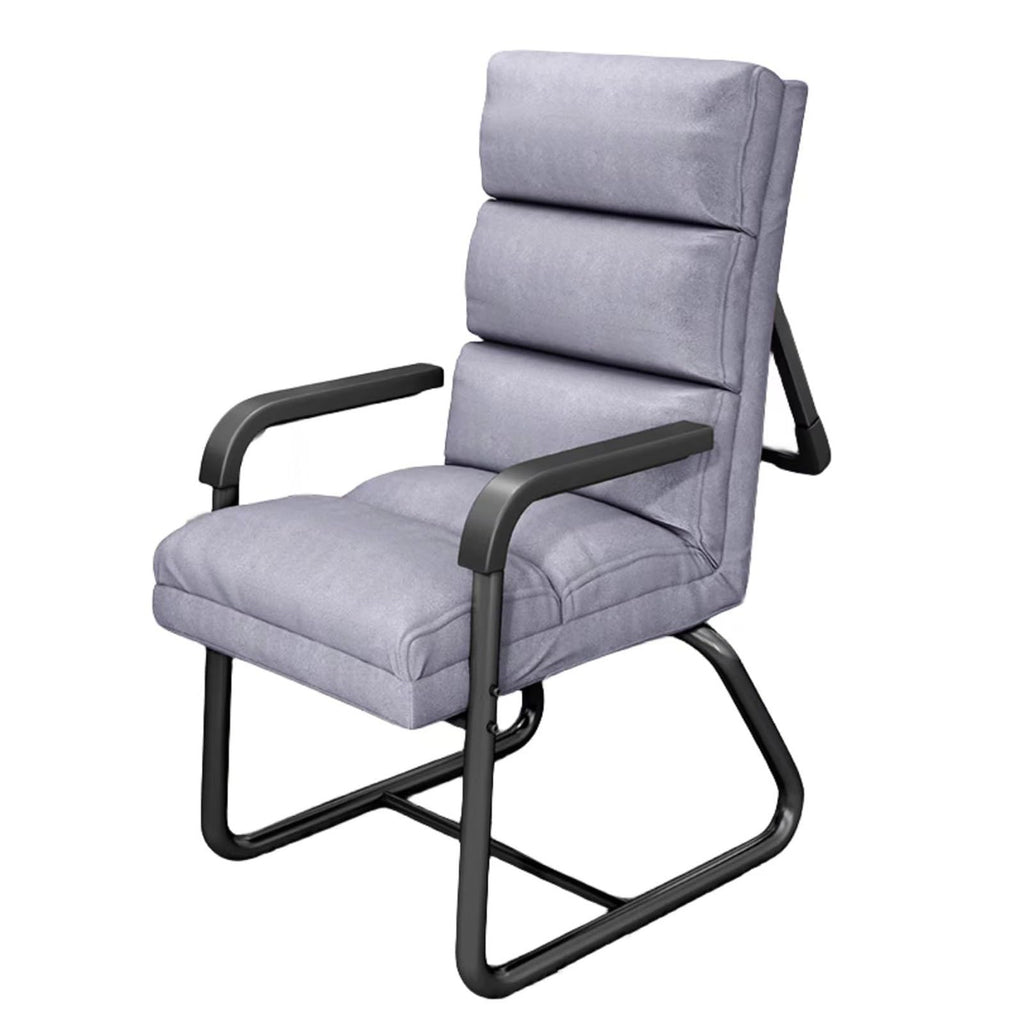 Padded Folding Chairs Backrest Adjustable In 6 Levels,folding Chairs Sit Or Lie Down,folding Chair With Armrests,folding Chairs For Office And Lunch Break,padded Folding Chairs With One-piece Frame (