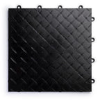 SnapLock RaceDeck Diamond 12"x12" Interlocking Garage Tiles, 24pk, Graphite