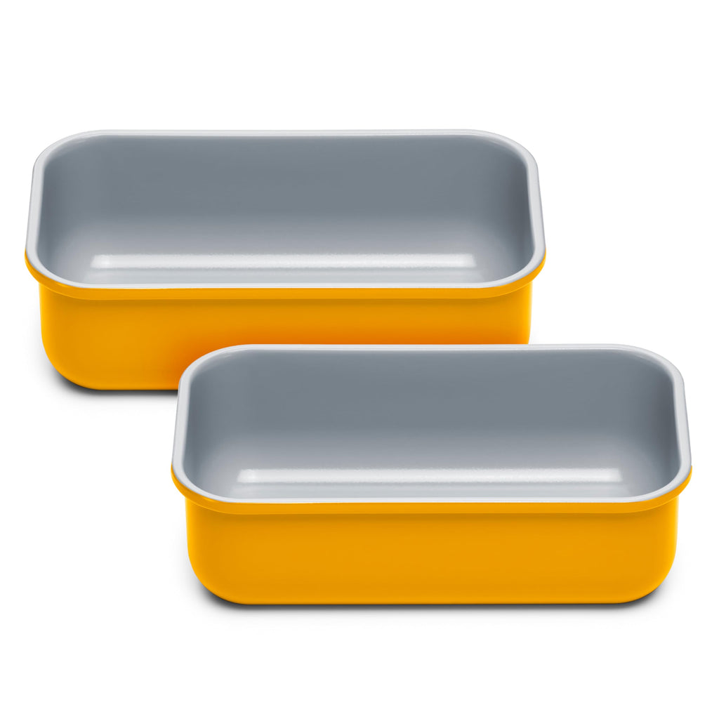 Caraway Non-Stick Ceramic-Coated 1 lb Loaf Pan Duo