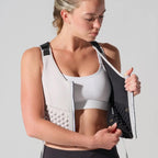 OMORPHO Women’s G-Vest Icon, 6 lb (up to 12 lb with optional G-Pack, sold separately), low-profile, fully adjustable comfort fit for hiking, walking, running, and training.