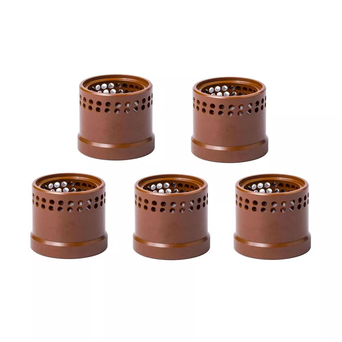 Electrode Nozzle Shield Swirl fit for Lincoln Flexcut 125 LC125 LC125M Plasma cutting torch Consumables (10-PK BK14300-9 Nozzle 85A)