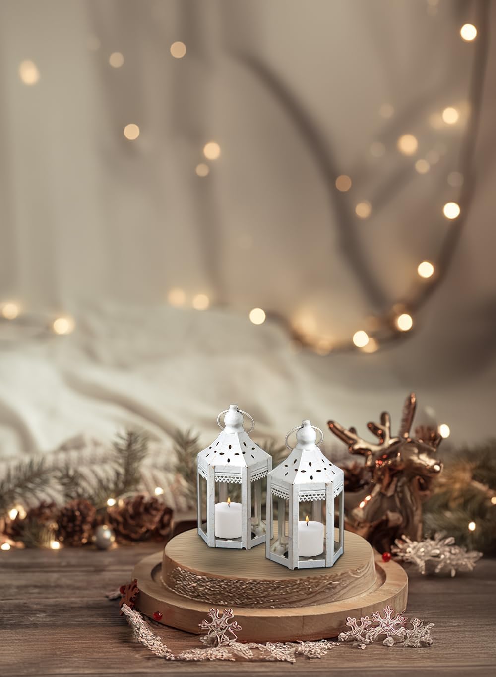 Serene Spaces Living 10-Hour White Votive Candle, Unscented, Long-Burning Tea Light Candles for Weddings, Parties, Events, Restaurants & Bars, Pack of 432