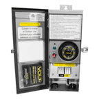 VOLT 100W Slim Line Low Voltage Transformer (15V) with Timer/Photocell