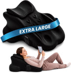 Memory Foam Couples Ergonomic Wedge Pillow Extra Large 27°