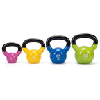 Fitvids 5-50 LB Kettlebells Cast Iron Strength Training Kettlebells for Home Gym Exercises, Single or Set