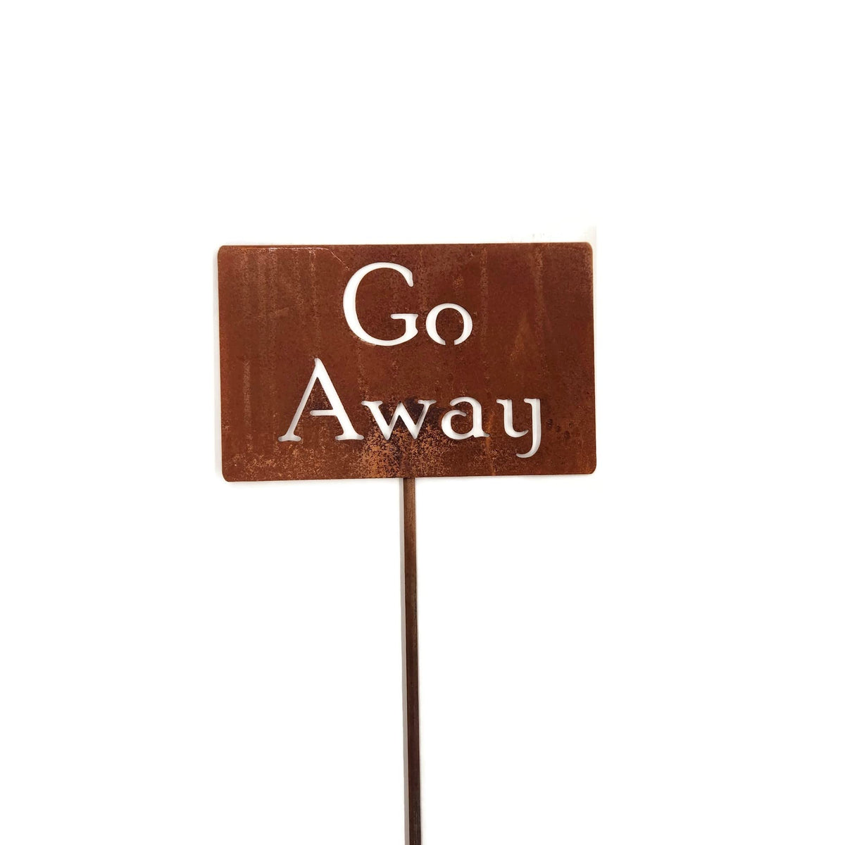 Funny Garden Stake 20 to 33 Inches Tall (Bunny Crossing, XL 33" Tall)