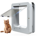 Automatic Pet Door with Microchip Technology Includes 2 Sensor Collars and Remote Ideal for Cats and Small Dogs