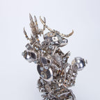 3D Metal Puzzle Bull-Headed Man Model Kit, 2500PCS DIY Assemble Steampunk Mechanical Demon Minotaur Model, Creative Handcrafted Metal Art Craft Desktop Display & Decoration for Adults