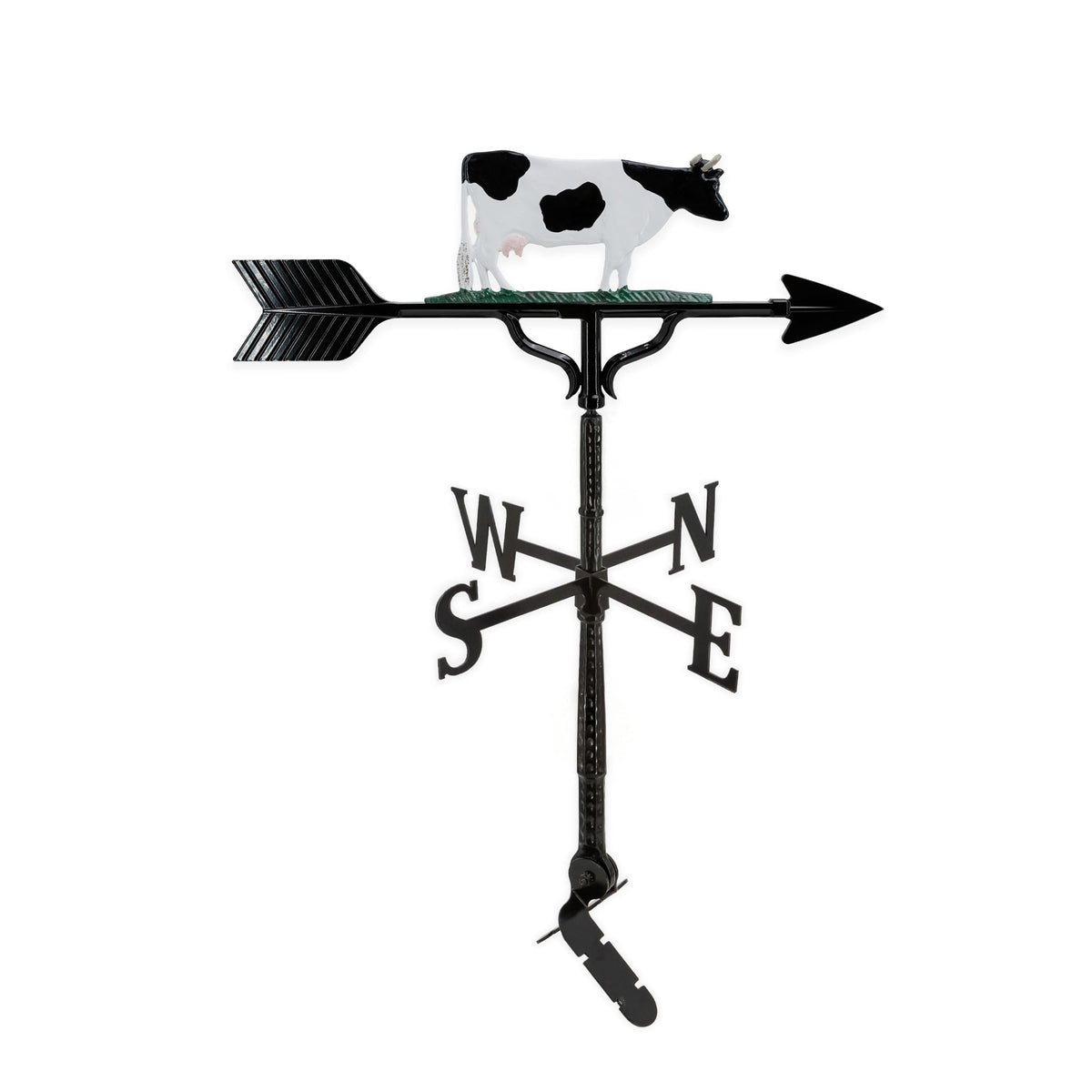 Montague Metal Products Aluminum Cow Roof Weathervane - Black