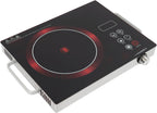5 Burner Electric Stove Top Countertop, 110V 4800W 35.5" Built-in Electric Radiant Cook Top with Knob Control, 5 Power Levels, Automatic Shutdown,Hard Wire, No Plug