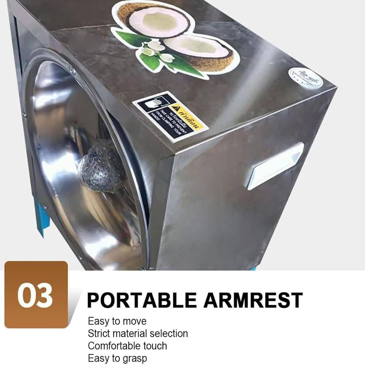 Commercial Electric Coconut Grater,Electric Coconut Planercoconut Scraper Coconut Meat Shredder,Coconut Planer for Coconut Processing Store,Restaurant,Bakery