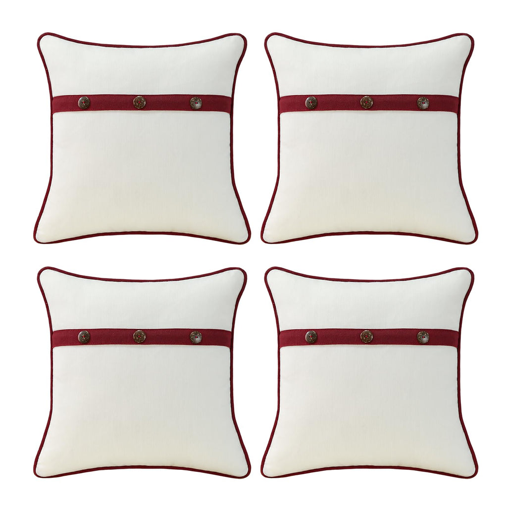 Outdoor Sunbrella Decorative Pillows Pack of 4, 20" x 12" Outdoor Pillow Set for Couch Bed Throw Patio Sofa, Airies Marble