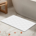 THMINS Extra Large Stone Bath Mat, 36''x24'' Stone Shower Mat