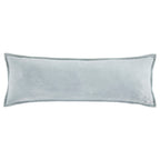 HiEnd Accents Stella Faux Silk Velvet Green Ochre Long Lumbar Pillow