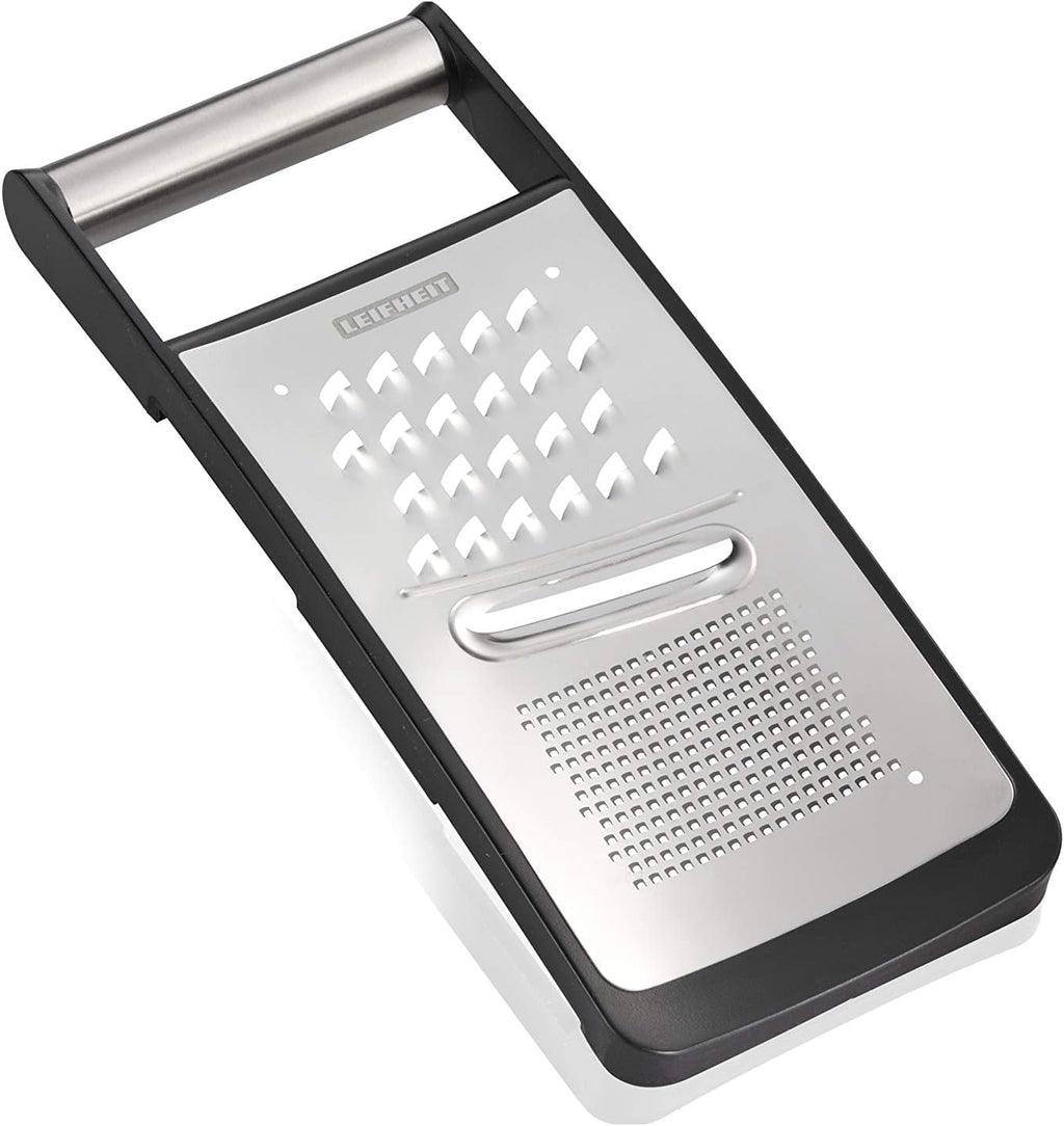 Leifheit Micro Cut Proline Fine Vegetable Grater, Silver/Black