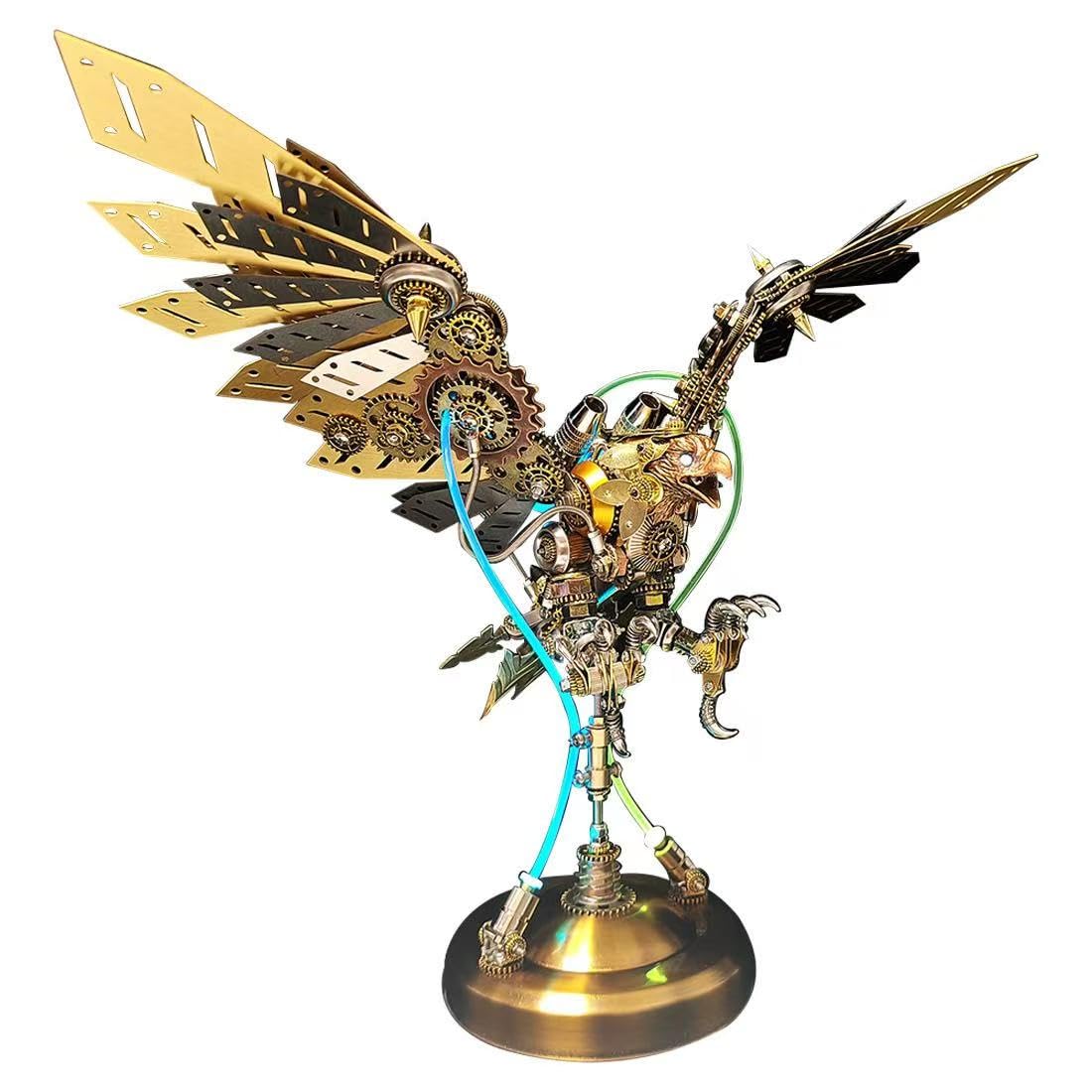 3D Metal Puzzle Bull-Headed Man Model Kit, 2500PCS DIY Assemble Steampunk Mechanical Demon Minotaur Model, Creative Handcrafted Metal Art Craft Desktop Display & Decoration for Adults