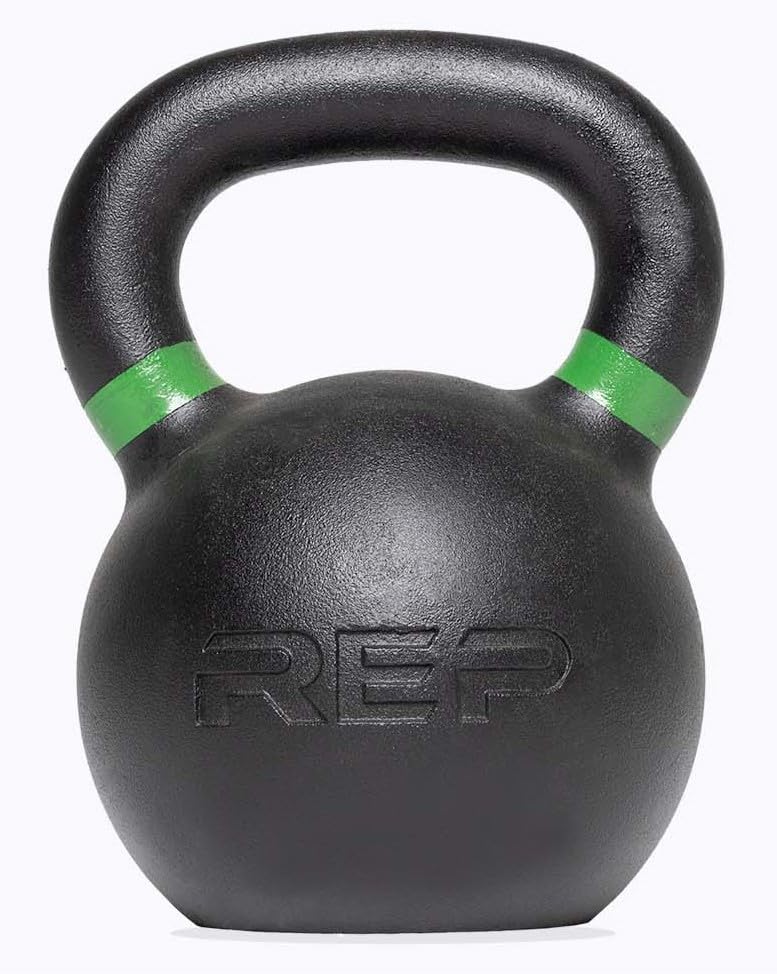 REP Fitness Kettlebell Set and Singles, 4kg to 24kg, 9lb to 53lb Weight Range, Cast Iron, Strength Exercise Training, Home Gym, Power Workout Equipment, Free Weights, Dumbbell Alternative